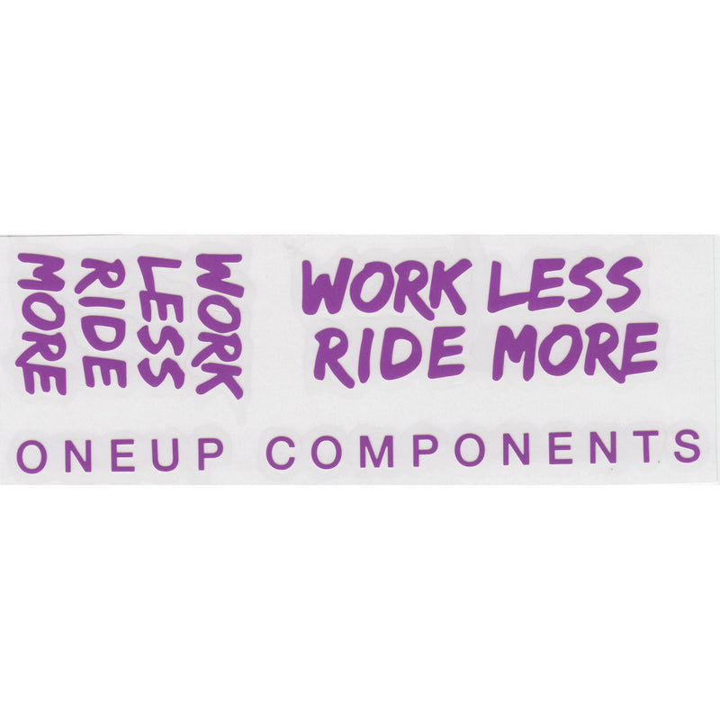 Load image into Gallery viewer, OneUp Components Riser Bar Decal Kit, Purple
