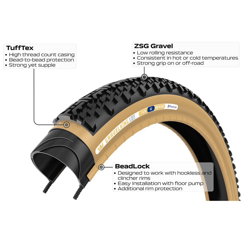 Load image into Gallery viewer, Panaracer-Gravelking-X1-700c-40-Folding-TIRE10811-Folding-Tires
