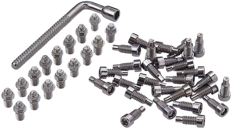 Load image into Gallery viewer, Spank Spike Oozy Spoon Mountain Bike Pedal Replacement Pin Kit Durable Alloy Pins, Enhanced Grip &amp; Safety (36 Pins, Pack of 2)
