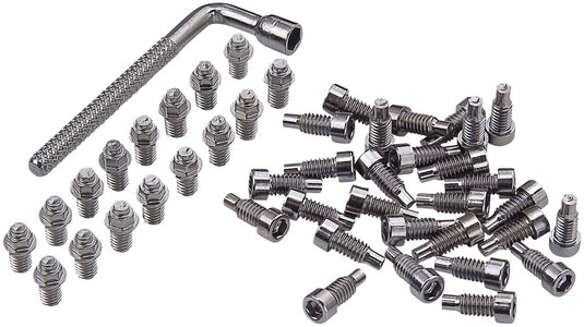 Spank Spike Oozy Spoon Mountain Bike Pedal Replacement Pin Kit Durable Alloy Pins, Enhanced Grip & Safety (36 Pins, Pack of 2)