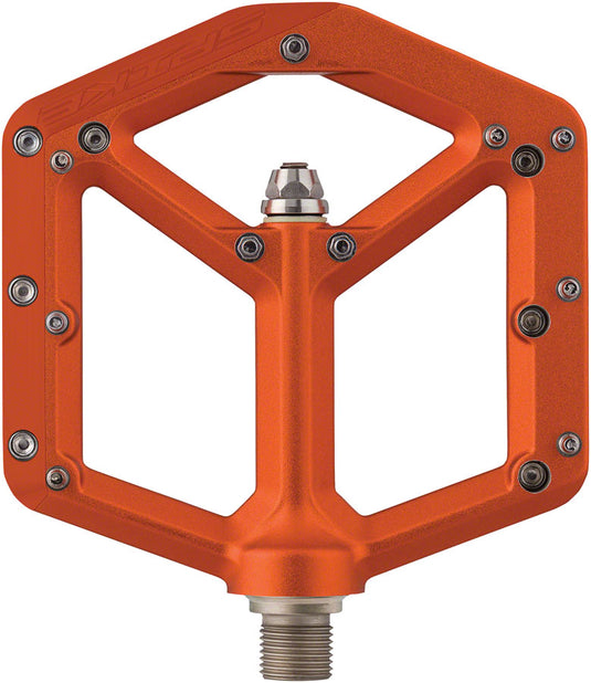 spikes mountainbike Spank Spike Mountain Bike Platform Pedals Aluminum Alloy 9/16" Orange – 365 Cycles