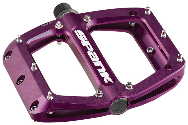 Load image into Gallery viewer, Spank-Spoon-100-Pedals-Flat-Platform-Pedals-Aluminum-Chromoly-Steel_PEDL1190
