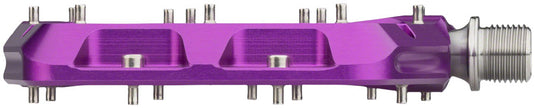 Wolf Tooth Waveform Aluminum Pedals Small Ultraviolet Purple
