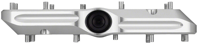 Load image into Gallery viewer, Wolf Tooth Waveform Aluminum Pedals Large Raw Silver
