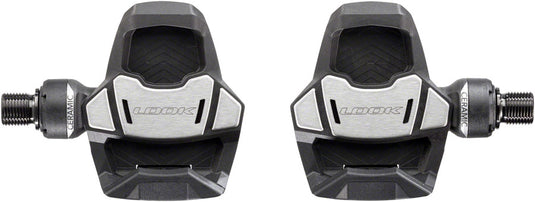 LOOK KEO Blade Carbon Ceramic Ti Pedals - Single Sided Clipless, Titanium, 9/16", Black. 53mm QF, 12Nm