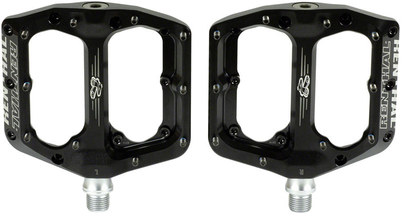 Load image into Gallery viewer, Renthal Revo-F Pedals - Platform, 9/16&quot;, Black, 100 x 104mm
