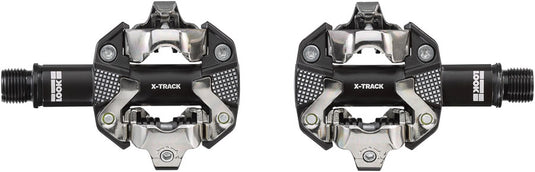 LOOK X-TRACK Dual Sided Clipless MTB Pedals 9/16" Chromoly Spindle Aluminum Gray