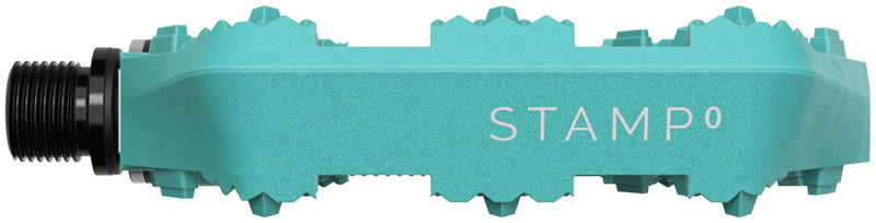 Load image into Gallery viewer, Crankbrothers Stamp 0 Pedals - Platform, Composite, 9/16", Turquoise, Small
