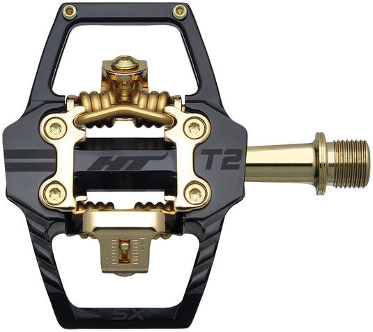 ht clipless pedals T2-SX Pedals Black/Gold