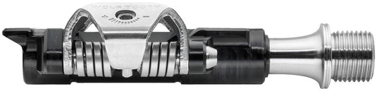 Wolf Tooth DEL Gravel Race Clipless Pedals - Single Sided Clipless, Alloy, 9/16", Black, Pair, Shimano SPD