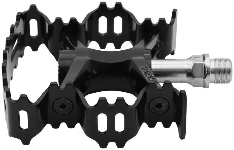 Load image into Gallery viewer, MKS Aurora Pedals - Platform, Aluminum, 9/16", Black
