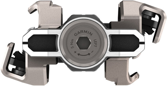 Garmin Rally XC110 Power Meter Pedals - Dual Sided Clipless, Alloy, 9/16", Black, Pair, Single-Sensing, Shimano SPD