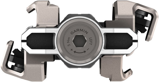 Garmin Rally XC210 Power Meter Pedals - Dual Sided Clipless, Alloy, 9/16", Black, Pair, Dual-Sensing, Shimano SPD