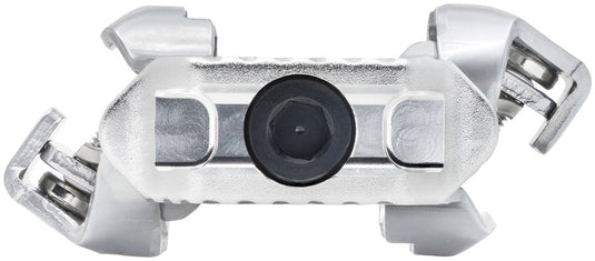 Wolf Tooth ALT XC Performance Clipless Pedals - Dual Sided Clipless, Alloy, 9/16", Raw Silver, Pair, Shimano SPD