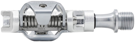 Wolf Tooth ALT XC Performance Clipless Pedals - Dual Sided Clipless, Alloy, 9/16", Raw Silver, Pair, Shimano SPD
