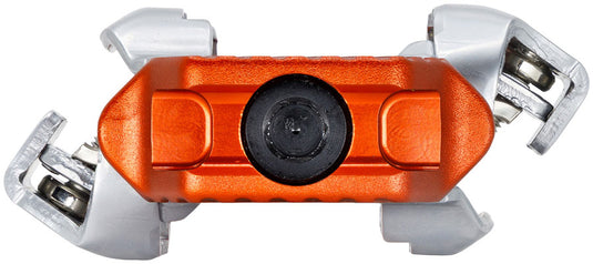 Wolf Tooth ALT XC Performance Clipless Pedals - Dual Sided Clipless, Alloy, 9/16", Orange, Pair, Shimano SPD