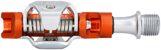 Wolf Tooth ALT XC Performance Clipless Pedals - Dual Sided Clipless, Alloy, 9/16", Orange, Pair, Shimano SPD