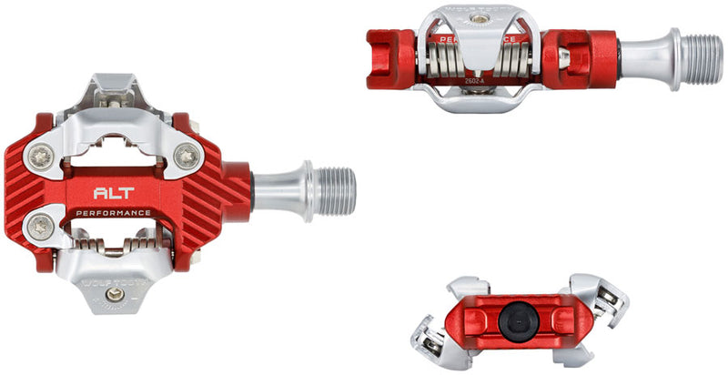 Load image into Gallery viewer, Wolf Tooth ALT XC Performance Clipless Pedals - Dual Sided Clipless, Alloy, 9/16", Red, Pair, Shimano SPD
