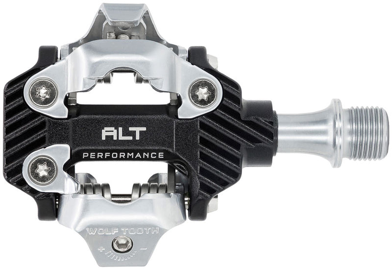 Load image into Gallery viewer, Wolf Tooth ALT XC Performance Clipless Pedals - Dual Sided Clipless, Alloy, 9/16", Black, Pair, Shimano SPD
