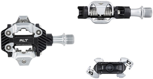 Wolf Tooth ALT XC Performance Clipless Pedals - Dual Sided Clipless, Alloy, 9/16", Black, Pair, Shimano SPD