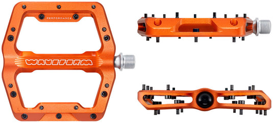 Wolf Tooth Waveform Performance Aluminum Pedals Large Orange