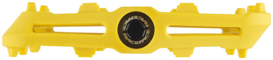 RaceFace Ride Platform Pedals 9/16" Concave Nylon Composite Molded Pins Yellow