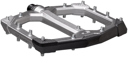 Crankbrothers Stamp Evo Pedals - Platform, Aluminum, 9/16", Silver, Large