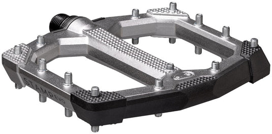 Crankbrothers Stamp Evo Pedals - Platform, Aluminum, 9/16", Silver, Small