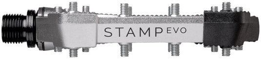 Crankbrothers Stamp Evo Pedals - Platform, Aluminum, 9/16", Silver, Small