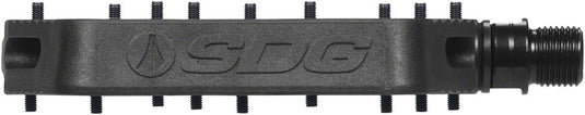 SDG Comp Platform Pedals 9/16" Chromoly Axle Composite Body Removable Pins Black