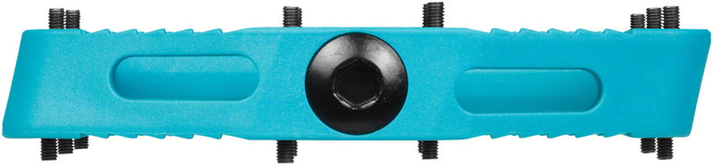 Load image into Gallery viewer, SDG Comp Platform Pedals 9/16&quot; Axle Composite Body 18 Removable Pins Turquoise
