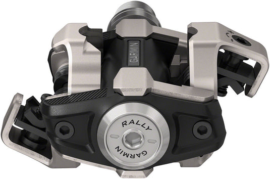 Garmin Rally XC100 Power Meter Dual Sided Clipless Pedals 9/16" Alloy Body Black