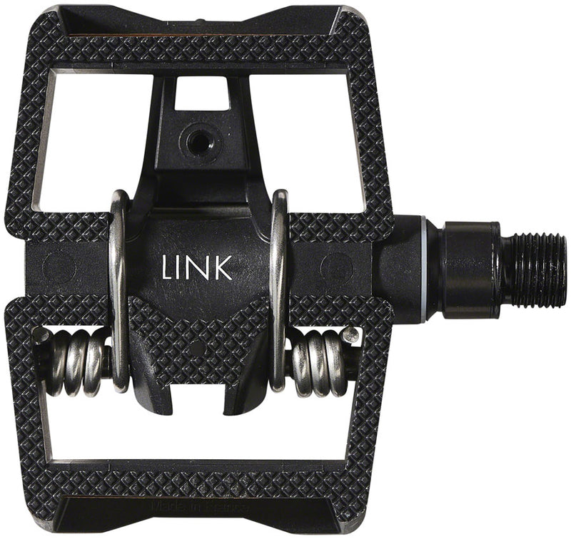 Load image into Gallery viewer, Time ATAC LINK Single Sided Clipless Platform Pedals 9/16&quot; Plastic Body Black
