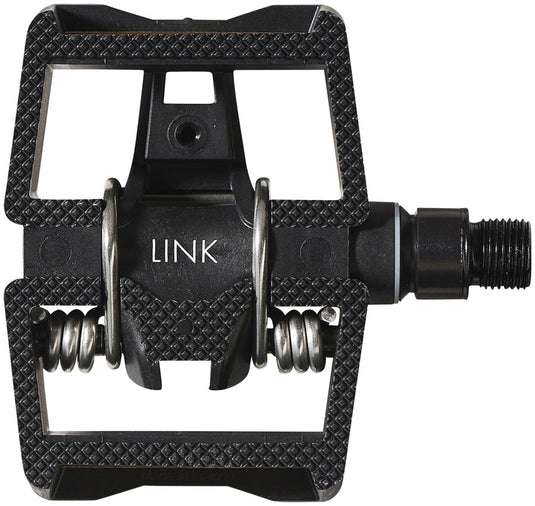 Time ATAC LINK Single Sided Clipless Platform Pedals 9/16" Plastic Body Black