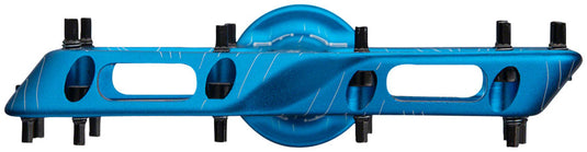 RaceFace Atlas Platform Pedals 9/16" Concave Alloy Body w/ Adjustable Pins Blue