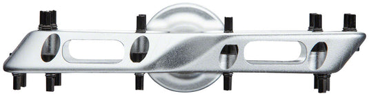 RaceFace Atlas Platform Pedals 9/16" Concave Alloy Body Adjustable Pins Silver