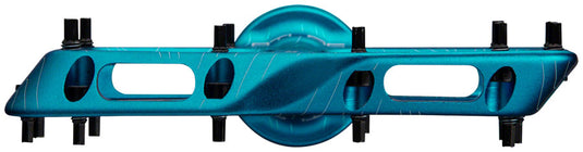 RaceFace Atlas Platform Pedals 9/16" Concave Alloy Body Removable Pins Turquoise