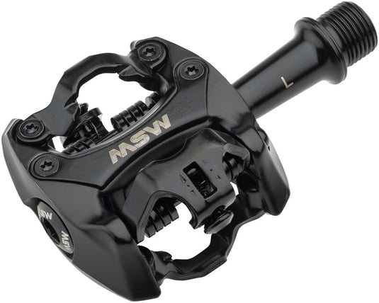 MSW-Flash-II-Pedals-Clipless-Pedals-with-Cleats-Aluminum-Chromoly-Steel_PEDL1836