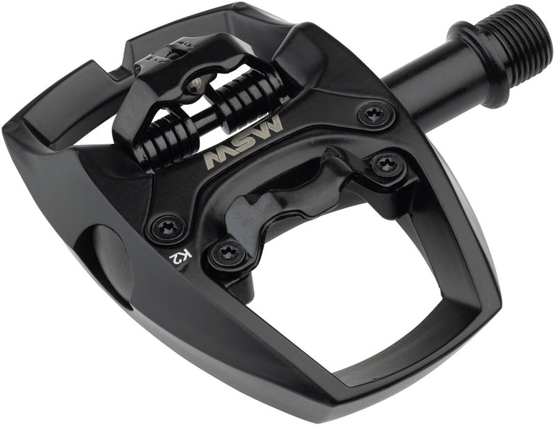 Load image into Gallery viewer, MSW-Flip-I-Pedals-Clipless-Pedals-with-Cleats-Aluminum-Chromoly-Steel_PEDL1837
