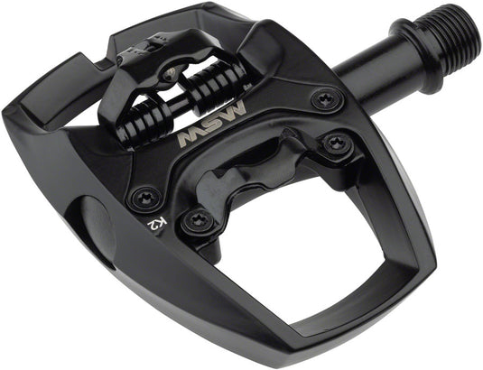 MSW-Flip-I-Pedals-Clipless-Pedals-with-Cleats-Aluminum-Chromoly-Steel_PEDL1837