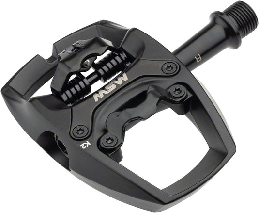 MSW-Flip-II-Pedals-Clipless-Pedals-with-Cleats-Aluminum-Chromoly-Steel_PEDL1838