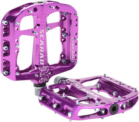 Chromag-Scarab-Pedals-Flat-Platform-Pedals-Aluminum-Chromoly-Steel-PD1900-Bicycle-Pedals