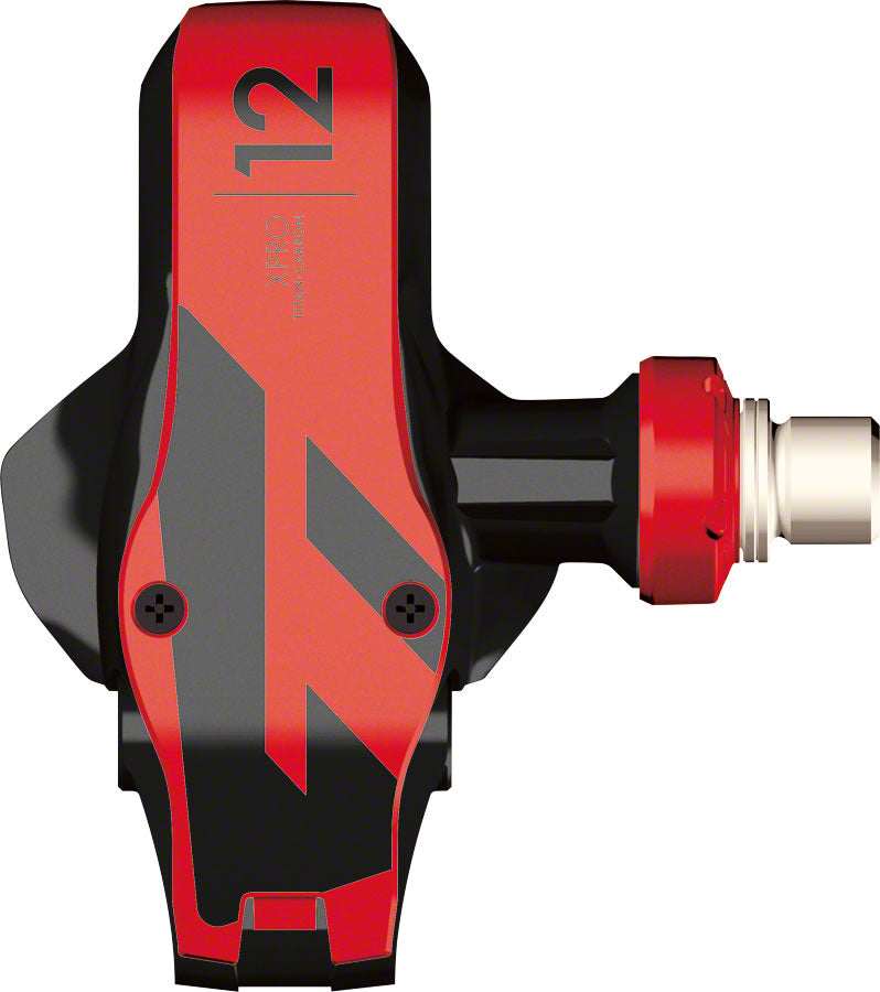 Load image into Gallery viewer, Time XPRO 12 Single Sided Clipless Pedals 9/16&quot; Ti Axle Carbon Body Red/Black

