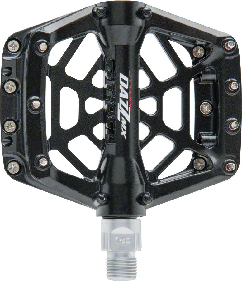 Load image into Gallery viewer, Tioga-DAZZ-MX-Pedals-Flat-Platform-Pedals-Aluminum-Chromoly-Steel-PD2517-Bicycle-Pedals
