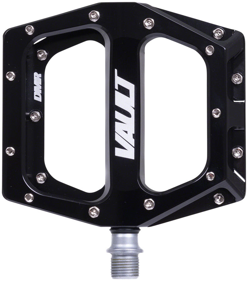 Load image into Gallery viewer, DMR Vault Platform Pedals 9/16&quot; Concave Alloy Body 22 Removable Pins Gloss Black
