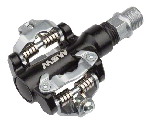 MSW-MP-100-Pedals-Clipless-Pedals-with-Cleats-Aluminum-Chromoly-Steel_PD3300