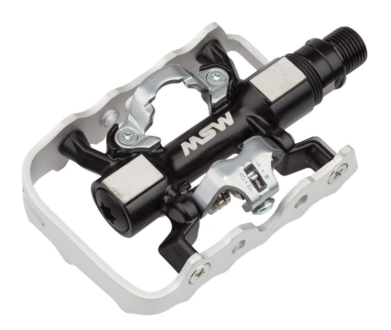 Load image into Gallery viewer, MSW-CP-200-Pedals-Clipless-Pedals-with-Cleats-Aluminum-Chromoly-Steel_PD3601
