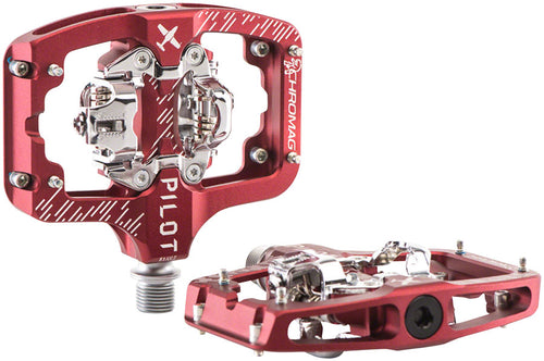 Chromag-Pilot-Pedals-Clipless-Pedals-with-Cleats-Aluminum-Chromoly-Steel-PEDL1638-Bicycle-Pedals