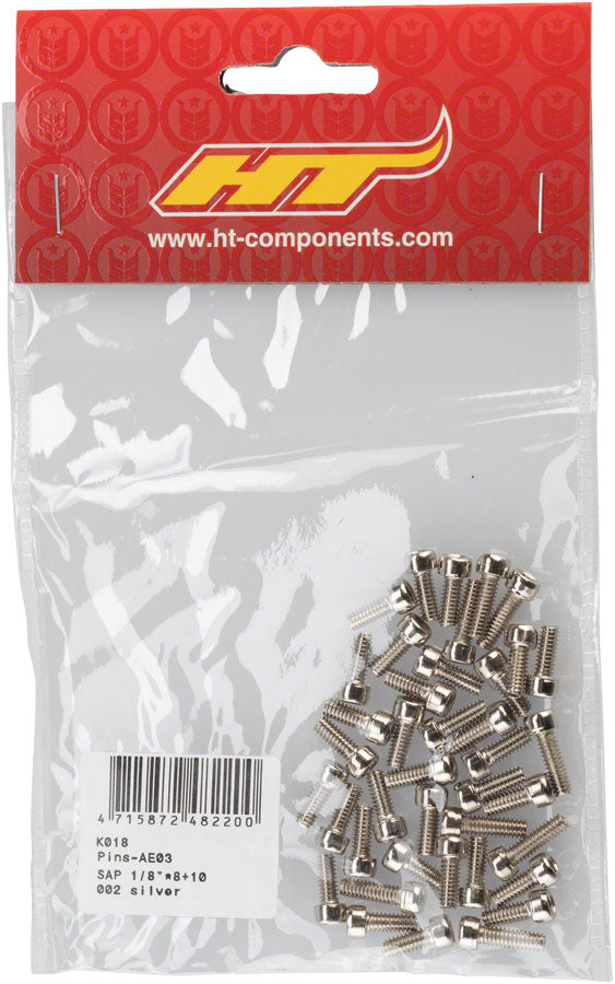 Load image into Gallery viewer, HT Components AE05 Pin Kit Silver Pedal Pin Kit for HT Pedals
