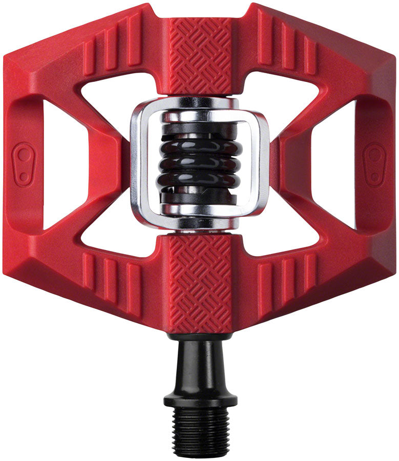 Load image into Gallery viewer, Crank Brothers Double Shot 1 Dual Sided Clipless Pedals 9/16&quot; Moulded Pins Red
